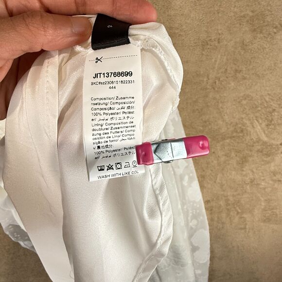 Shein Mod Dress Womens L White Ivory A Line Maxi Corset Bustier Cottage Romantic - Picture 14 of 16